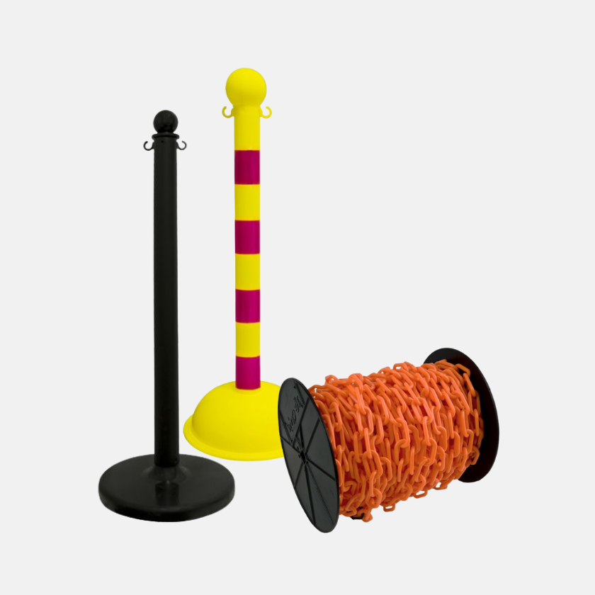 Chains & Stanchions — Safety & Packaging Sales