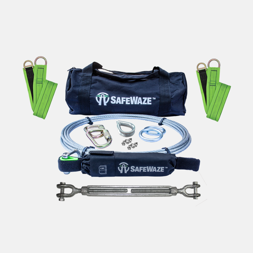 Horizontal Rescue Kit Horizontal Lifeline Kits — Safety & Packaging Sales