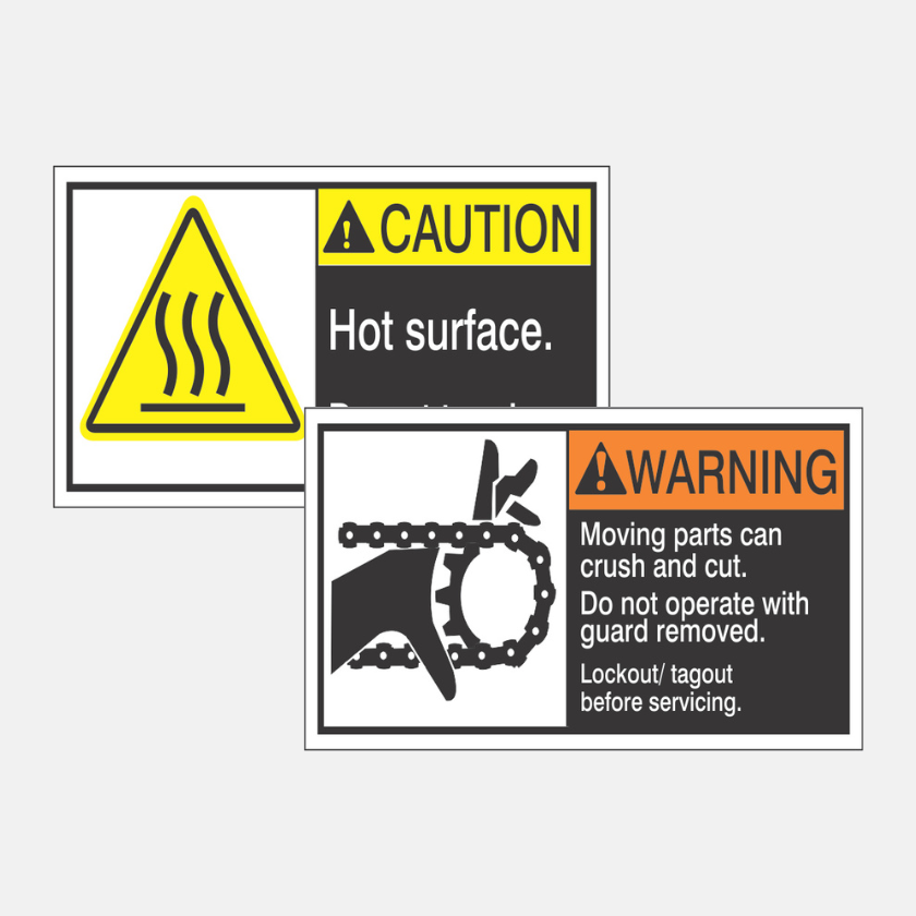Machine Labels — Safety & Packaging Sales