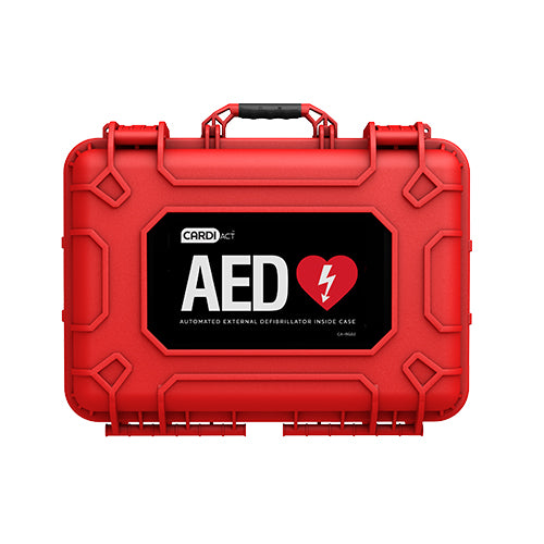 CARDIACT™ LIFEPAK CR2 Fully-Automatic, USB, English, Handle Rugged Carry Case w/Prep Kit