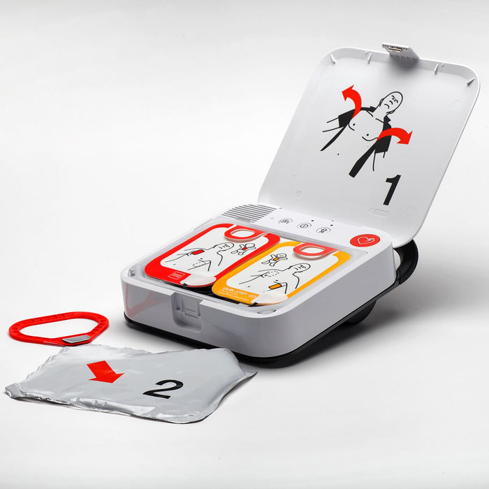 CARDIACT™ LIFEPAK CR2 Fully Automatic, Cellular Defibrillator, English-Spanish, Rugged Case