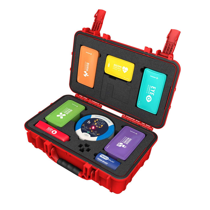 Modulator Trauma Kit with Heartsine 360P AED, XL Rugged Hard Case