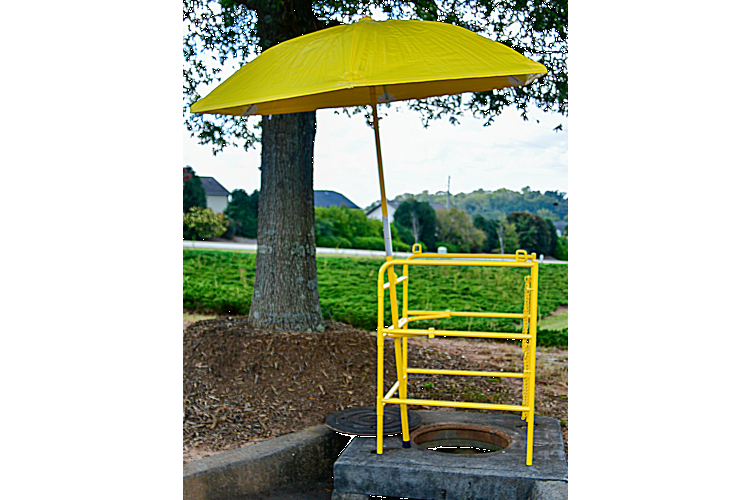 Manhole Guard Rails, 33"Closed