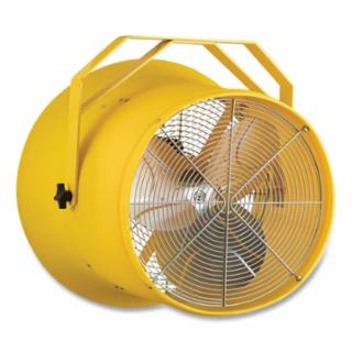 9541 Series High Output Fan, 18", 3-Blades, Yellow, Includes Metal Yoke Bracket