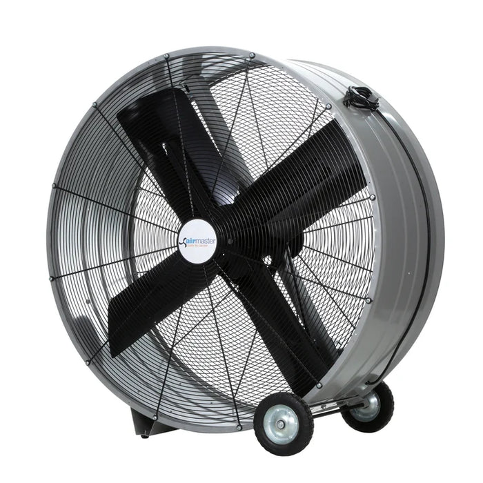 Portable Belt Drive Mancoolers, 4 Blades, 48", 385 rpm