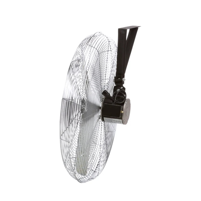 Commercial Non-Oscillating Air Circulator, Wall/Ceiling, 24", 1/4 hp, 3-Speed
