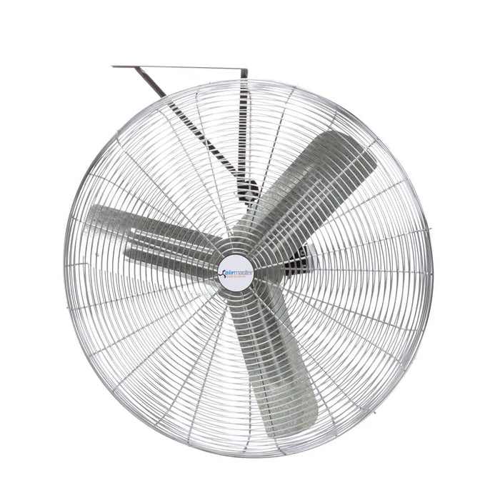 Commercial Non-Oscillating Air Circulator, Wall/Ceiling, 24", 1/4 hp, 3-Speed