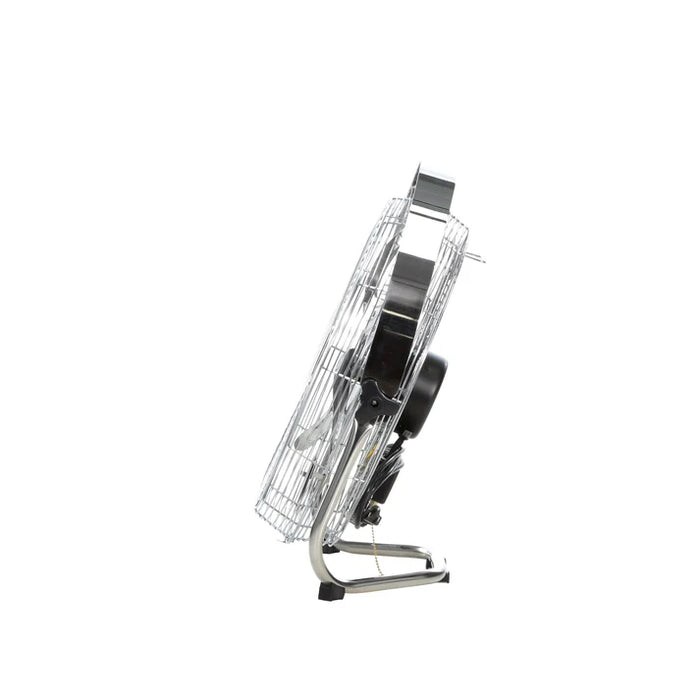 High Velocity Low Stand Fan, Swivel, Yoke Mount, 18", 1/8 hp, 3-Speed