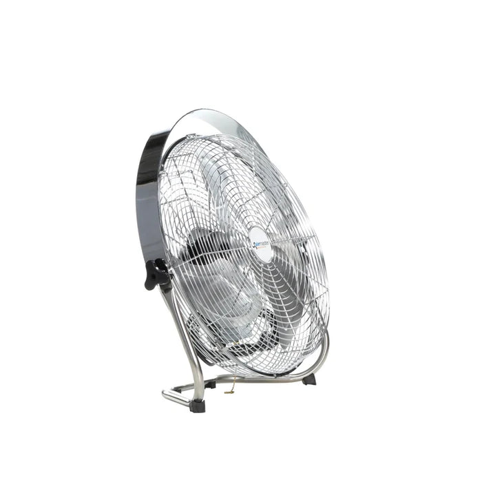 High Velocity Low Stand Fan, Swivel, Yoke Mount, 18", 1/8 hp, 3-Speed