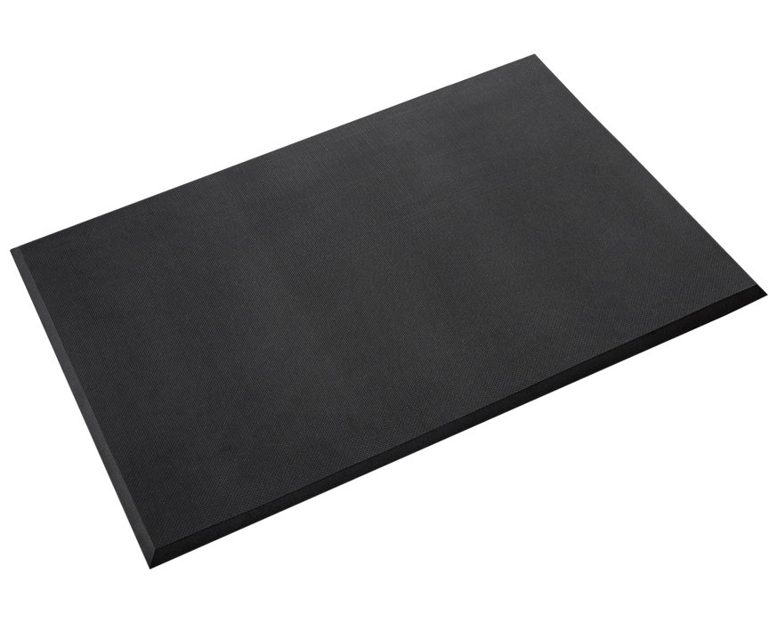 Para-Mount Nitrile Rubber Clean Room Mat, 3/4" Thickness, Black