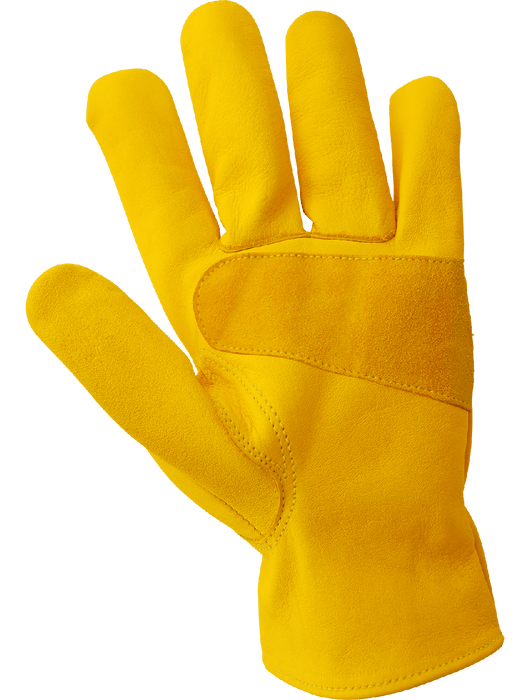 Top-Grade Chrome-Free Cowhide Leather Drivers Gloves with Reinforced Palm Patch