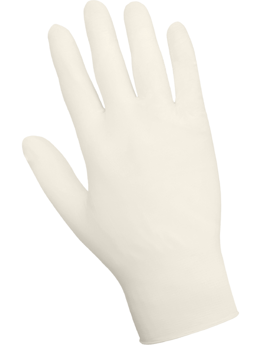 Disposable Latex, 5 mil, Industrial-Grade, Textured Fingertips, 9½", Rolled/Beaded Cuff, FDA Compliant