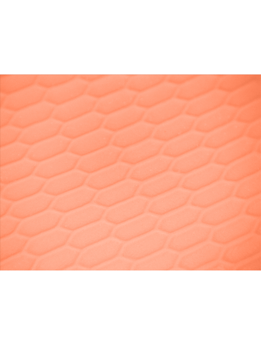 FrogWear® Unsupported, Orange Natural Rubber, 30 mil Thickness, Cotton Flock-Lined Interior, Honeycomb Pattern Grip, Straight Cuff, 13", FDA Compliant