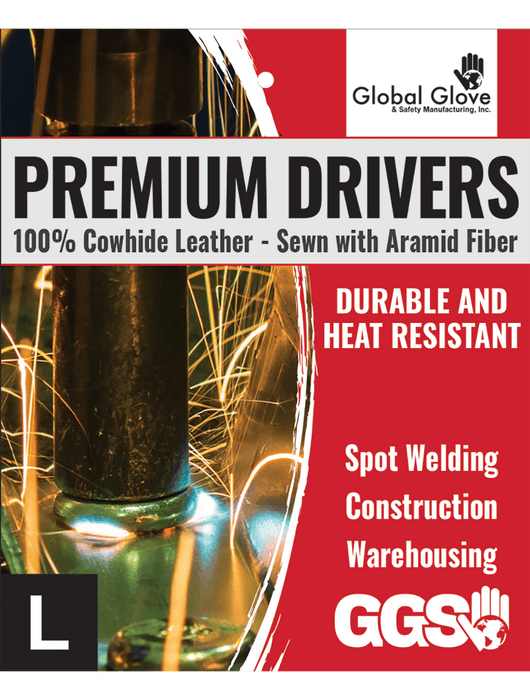 Premium Cowhide Drivers Gloves Commonly Used for Spot Welding