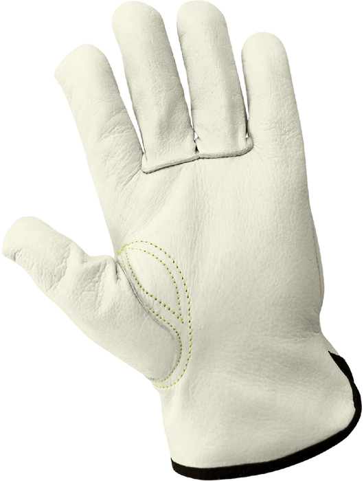 Premium Grade Grain Cowhide Drivers Gloves, Keystone Thumb, Sewn w/ DuPont™ Kevlar® Fiber