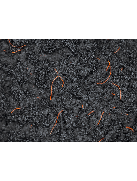 Ice Gripster® - Heavy Napped Acrylic Shell, 3/4 Dipped Black Foam Latex, Hi-Vis Orange Shell, ANSI Cut Level A2