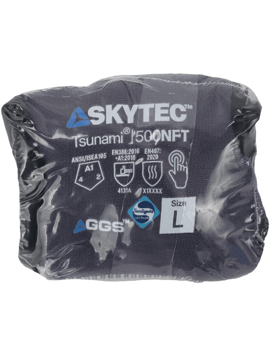 Tsunami Grip® - New Foam Technology Nitrile, 15 Gauge Gray Nylon Shell, Vend Pack