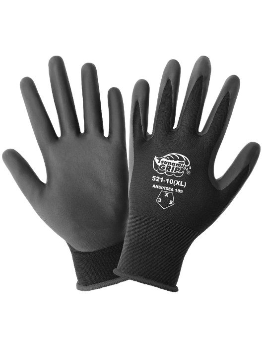 Tsunami Grip® - 21g Seamless Nylon Shell, Black Foam Nitrile Coated