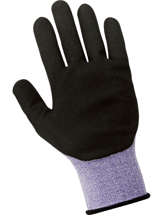 Tsunami Grip® Xtreme Foam Technology Palm Dipped, 13g Purple Polyester/Spandex Shell, Anti-Static/Electrostatic Compliant For Use in ESD Protection Areas, Vend Pack