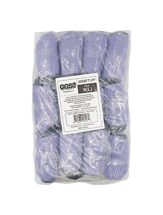 Tsunami Grip® Xtreme Foam Technology Palm Dipped, 13g Purple Polyester/Spandex Shell, Anti-Static/Electrostatic Compliant For Use in ESD Protection Areas, Vend Pack