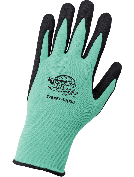 Tsunami Grip® XFT, Variety Pack of Xtreme Foam Technology Coated Nylon Gloves