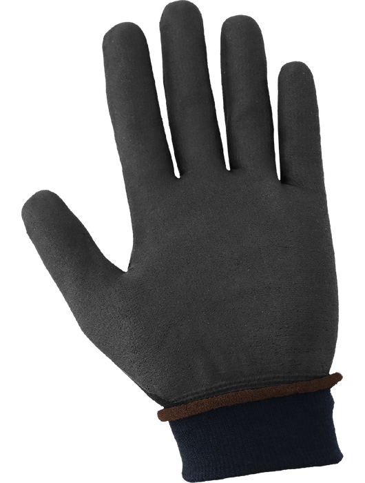 Ice Gripster® Low Temperature, 15g Black Seamless Nylon/Wool/Spandex Shell, Brushed Wool Interior, Black Nitrile-Coated Palm, Knit Wrist