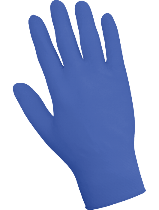 Disposable Glove- 2½ mil Dark Violet Nitrile, Powder-Free, 9.5", Textured Fingertips