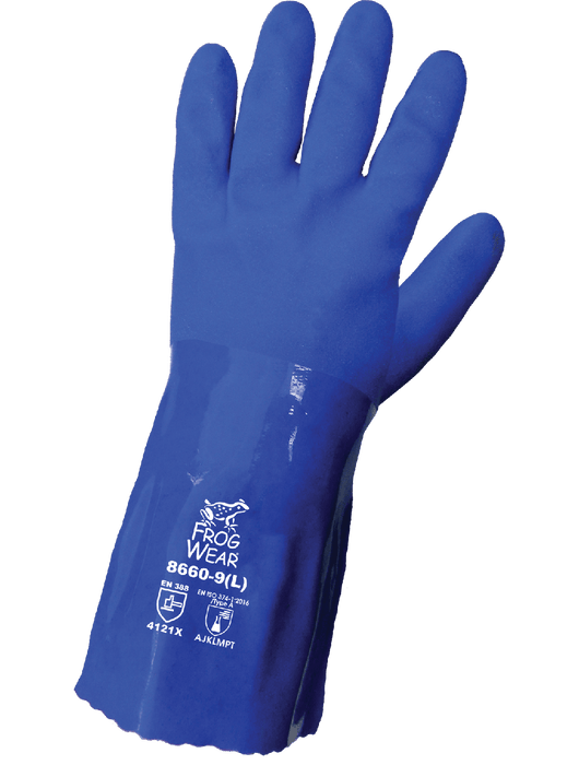 FrogWear® Triple-Dipped Premium PVC, Sandpaper Grip, 12"