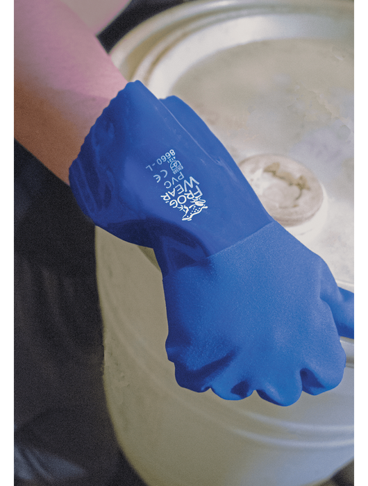 FrogWear® Triple-Dipped Premium PVC, Sandpaper Grip, 12"