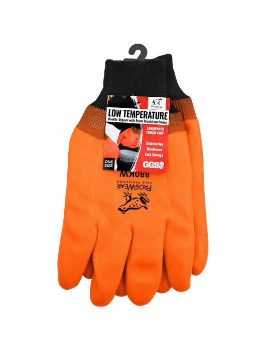 FrogWear® - Hi-Vis Orange Double Dipped PVC, Foam Lined