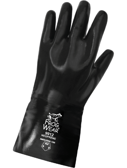 FrogWear® Neoprene Multi-Dipped Heavyweight Supported Glove w/Smooth Finish, 12" Gauntlet Cuff