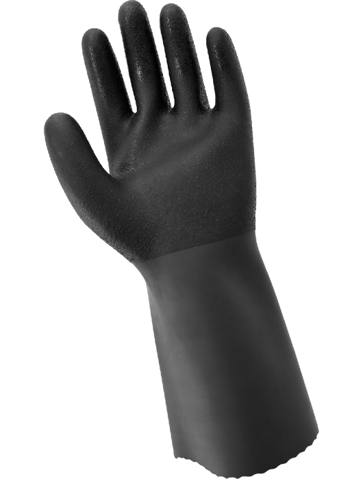 FrogWear® Premium Rough Finish 13-Inch Neoprene Chemical Handling Gloves