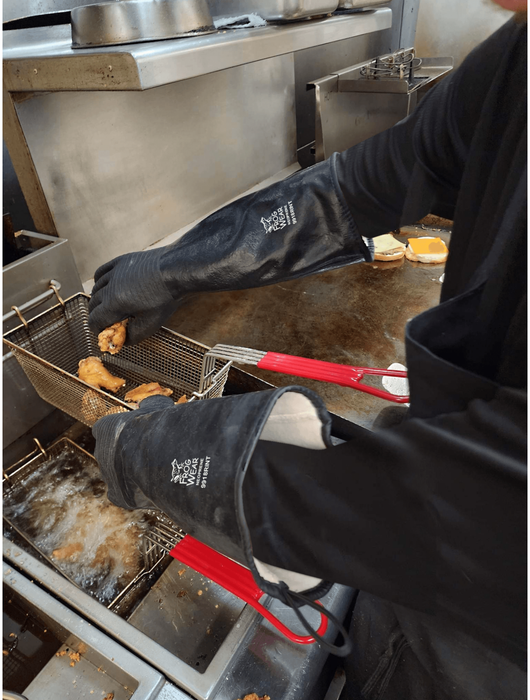 FrogWear® Premium 18" Insulated Neoprene Heat Resistant Supported Gloves