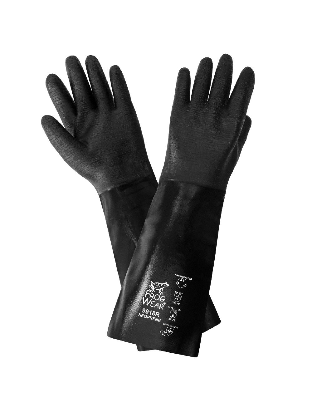 FrogWear® Multi-Dipped in Premium Grade Heavy Black Neoprene, Antimicr ...