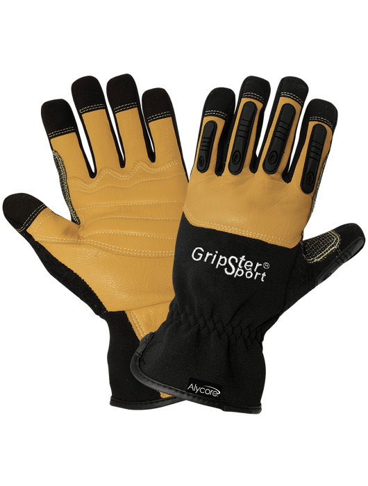 Gripster® Sport Premium Grain Goatskin Cut and Hypodermic Needle Resistant Gloves with Impact Protection, ANSI/ISEA 105 Cut Level A9
