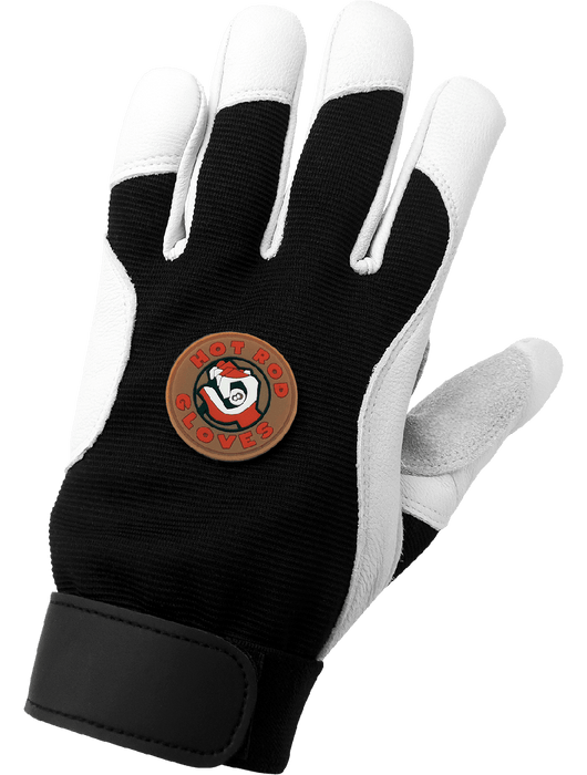 Premium-Grade Goatskin Leather Palm Mechanics Style Gloves with a Multi-Hazard Anti-Shock/Vibration Dampening Palm, ANSI/ISEA 105 Cut Level A3