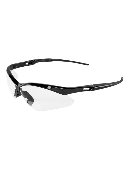 Spearfish®, Shiny Black Frame, Performance Fog Technology Diopter Bifocal Lens Reader