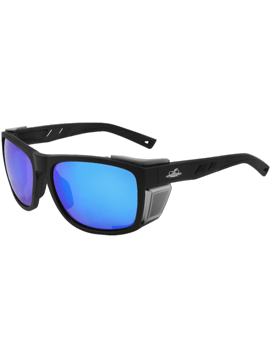 Knifejaw™ - Matte Black Frame, Blue Mirror Polarized Performance Fog Technology Lens