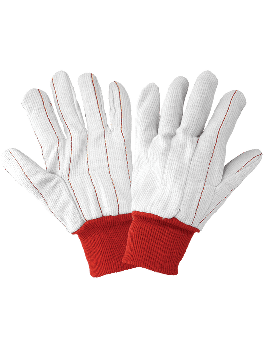 Corded Clute Cut 18 oz. Cotton/Polyester Knit Wrist Gloves