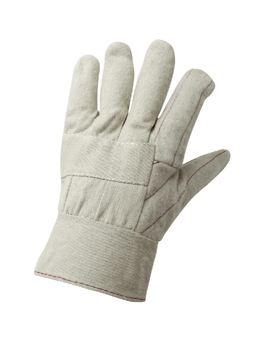 3 Layer Cotton Quilted Hot Mill, Knuckle Strap, Clute Cut, Wing Thumb Glove