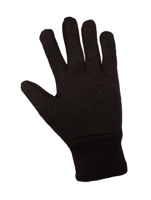 Brown Jersey - 7oz Poly/Cotton Jersey, Knit Wrist