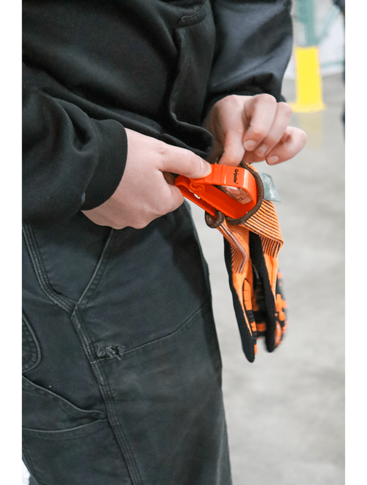 Vise Gripster® C.I.A. - Cut & Impact Resistant, 13g Hi-Vis Org Seamless Tuffalene® Platinum UHMWPE shell, Nitrile Coated Palm, TPU Impact Protection, Touch Screen Compatible Fingertips, ANSI/ISEA 105 Cut Level A4, Vend Pack