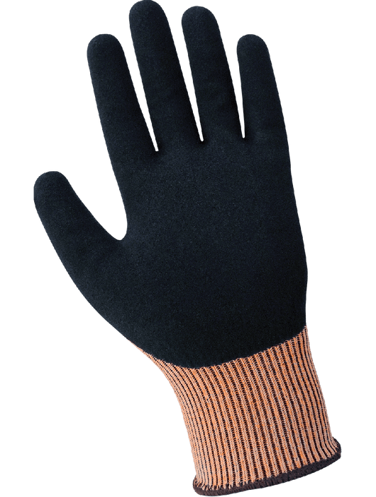 Vise Gripster® C.I.A.- Cut & Impact Resistant, 13g Seamless Tuffalene® Platinum UHMWPE shell, Nitrile Coated Palm, TPU Impact Protection, Knit Wrist, ANSI/ISEA 105 Cut Level A4, ANSI/ISEA 138 Impact Level 2
