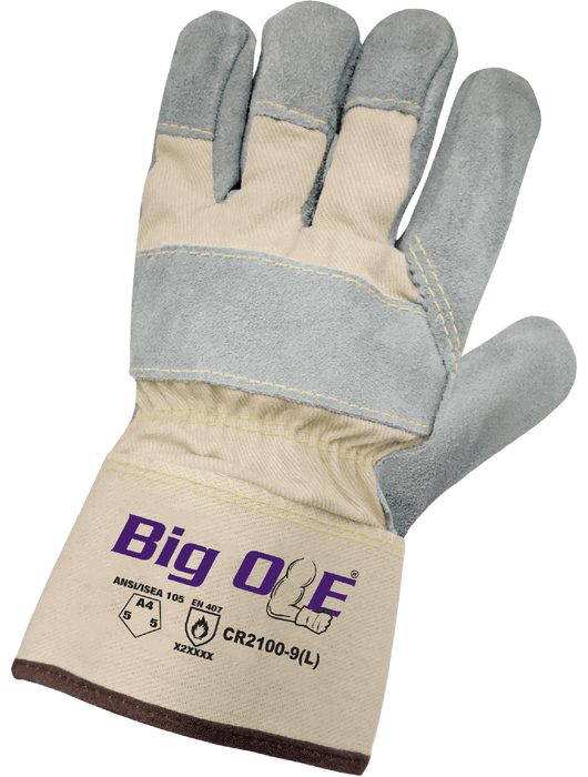 Big Ole®- Premium Split Cow Leather Palm, Aralene® Inner Shell, ANSI Cut Level A4