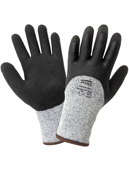 Samurai Glove® Cold Weather Gloves w/Brushed Acrylic Terry Cloth Interior, ANSI Cut Level A4