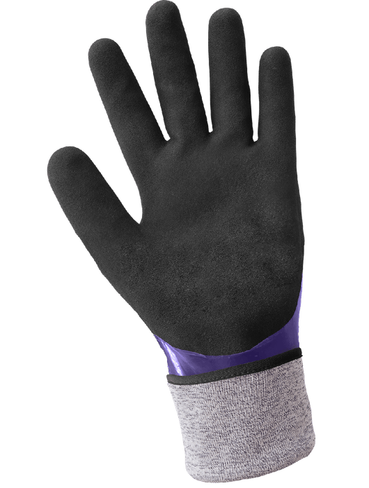 FrogWear® 14" Premium Supported Double Nitrile Chemical Handling Gloves, ANSI/ISEA 105 Cut Level A4
