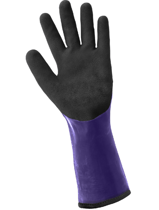 FrogWear® 14" Premium Supported Double Nitrile Chemical Handling Gloves, ANSI/ISEA 105 Cut Level A4