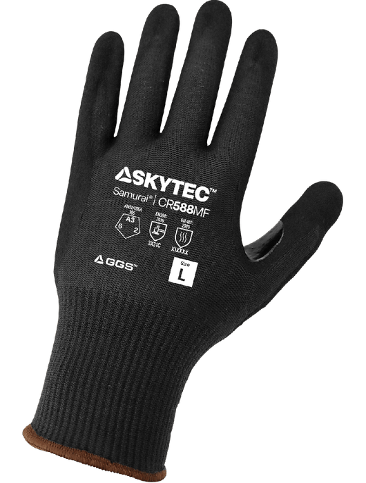 Samurai Glove® Cut Resistant Nitrile Dipped Gloves, ANSI/ISEA 105 Cut Level A3, Vend Pack