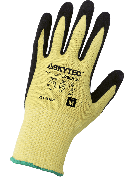 Samurai Glove®, 13g Aralene® Shell, Anti-Static/Electrostatic Compliant Nitrile Coated, ANSI/ISEA 105 Cut Level A3, Vend Pack