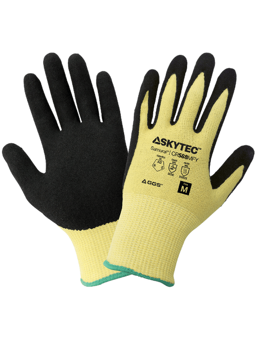 Samurai Glove®, 13g Aralene® Shell, Anti-Static/Electrostatic Compliant Nitrile Coated, ANSI/ISEA 105 Cut Level A3, Vend Pack
